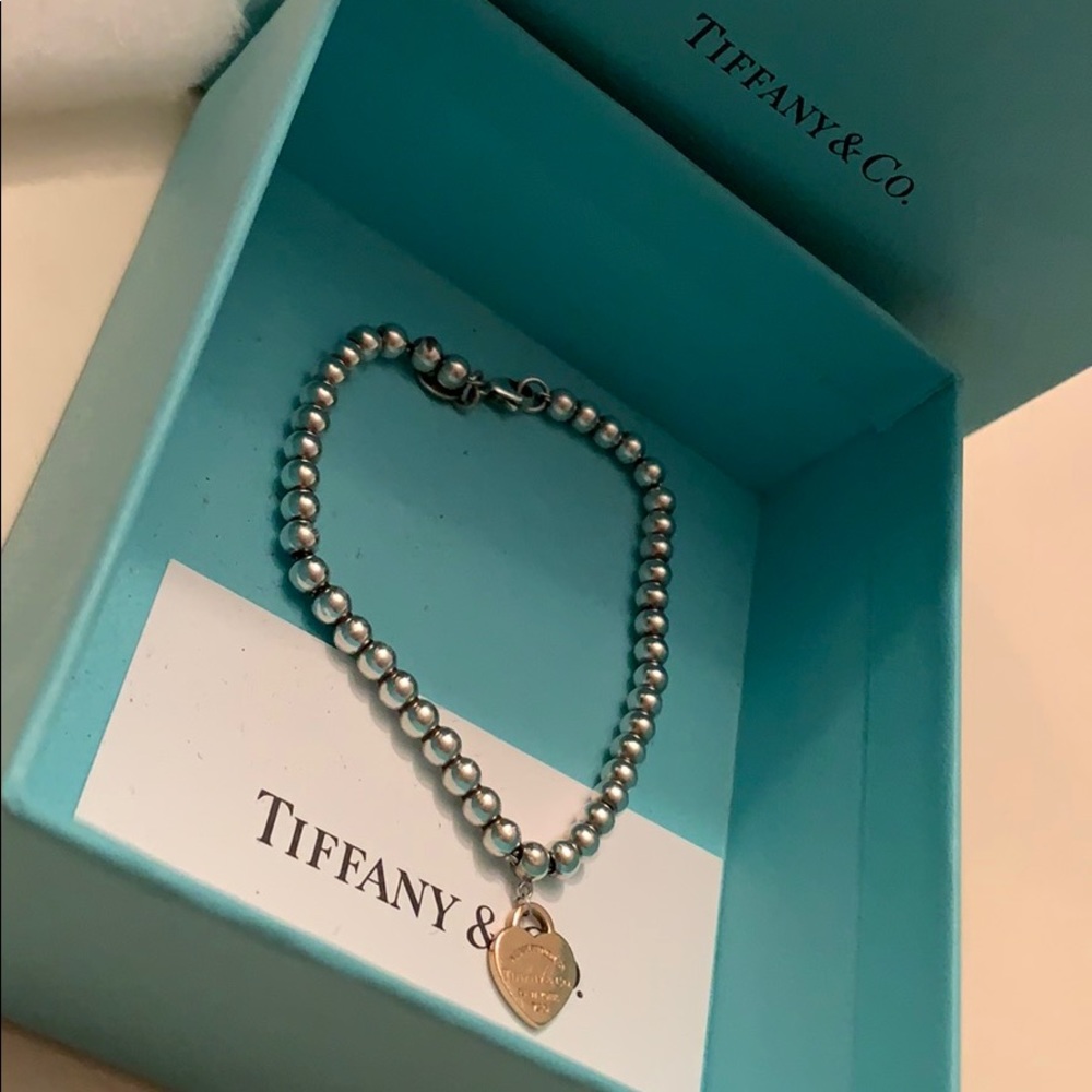 Tiffany & Co. sterling silver bead bracelet